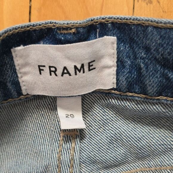 Frame Denim Blue Ankle & Cropped Jeans - Picture 10 of 12
